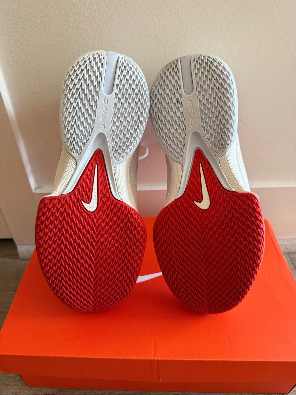 Nike Air Zoom GT Cut Academy 'White Picante Red' (Size 8 Mens / Size 9.5 Womens)